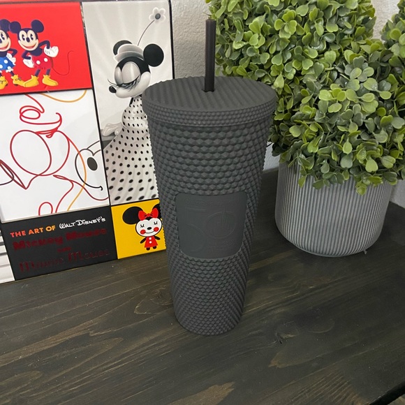 NWT Matte Black Starbucks Tumbler Walt Disney World 50th Anniversary Cup - Picture 3 of 6